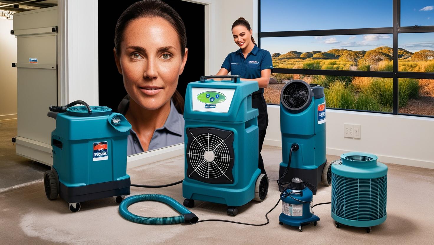 Technician demonstrating advanced equipment promoting Environmental Excellence in clean air and water management Technician demonstrating advanced equipment promoting Environmental Excellence in clean air and water management